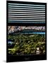 Window View with Venetian Blinds: Central Park with Upper West Side Buildings-Philippe Hugonnard-Mounted Photographic Print