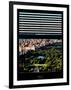 Window View with Venetian Blinds: Central Park with Upper West Side Buildings-Philippe Hugonnard-Framed Photographic Print