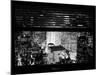 Window View with Venetian Blinds: Cityscape by Night - Manhattan-Philippe Hugonnard-Mounted Photographic Print