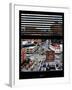 Window View with Venetian Blinds: Cityscape in Chelsea-Philippe Hugonnard-Framed Photographic Print