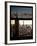 Window View with Venetian Blinds: Cityscape Manhattan with Empire State Building (1 WTC)-Philippe Hugonnard-Framed Photographic Print