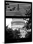 Window View with Venetian Blinds: Dome of the Capitol View - US Congress-Philippe Hugonnard-Mounted Photographic Print