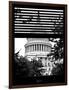 Window View with Venetian Blinds: Dome of the Capitol View - US Congress-Philippe Hugonnard-Framed Photographic Print