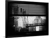 Window View with Venetian Blinds: Ed Koch Queensboro Bridge View - Architecture and Buildings-Philippe Hugonnard-Framed Photographic Print