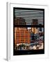 Window View with Venetian Blinds: High Rises in Lower Manhattan from a Chelsea-Philippe Hugonnard-Framed Photographic Print