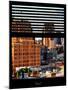 Window View with Venetian Blinds: High Rises in Lower Manhattan from a Chelsea-Philippe Hugonnard-Mounted Photographic Print