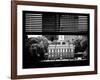 Window View with Venetian Blinds: Independence Hall and Pennsylvania State House-Philippe Hugonnard-Framed Photographic Print