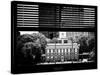 Window View with Venetian Blinds: Independence Hall and Pennsylvania State House-Philippe Hugonnard-Stretched Canvas