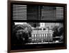 Window View with Venetian Blinds: Independence Hall and Pennsylvania State House-Philippe Hugonnard-Framed Photographic Print