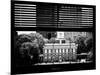 Window View with Venetian Blinds: Independence Hall and Pennsylvania State House-Philippe Hugonnard-Mounted Photographic Print