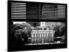 Window View with Venetian Blinds: Independence Hall and Pennsylvania State House-Philippe Hugonnard-Stretched Canvas