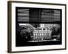 Window View with Venetian Blinds: Independence Hall and Pennsylvania State House-Philippe Hugonnard-Framed Photographic Print