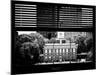 Window View with Venetian Blinds: Independence Hall and Pennsylvania State House-Philippe Hugonnard-Mounted Photographic Print