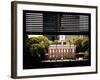 Window View with Venetian Blinds: Independence Hall and Pennsylvania State House-Philippe Hugonnard-Framed Photographic Print