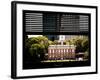 Window View with Venetian Blinds: Independence Hall and Pennsylvania State House-Philippe Hugonnard-Framed Photographic Print