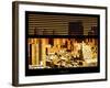 Window View with Venetian Blinds: Landscape View of Hell's Kitchen Buildings - Manhattan-Philippe Hugonnard-Framed Photographic Print