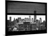 Window View with Venetian Blinds: Manhattan Landscape with the One World Trade Center (1WTC-Philippe Hugonnard-Mounted Photographic Print