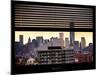 Window View with Venetian Blinds: Manhattan Landscape with the One World Trade Center (1WTC-Philippe Hugonnard-Mounted Photographic Print