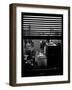 Window View with Venetian Blinds: Manhattan Skyline-Philippe Hugonnard-Framed Photographic Print