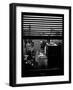 Window View with Venetian Blinds: Manhattan Skyline-Philippe Hugonnard-Framed Photographic Print