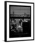 Window View with Venetian Blinds: Manhattan Skyline-Philippe Hugonnard-Framed Photographic Print