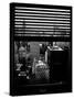 Window View with Venetian Blinds: Manhattan Skyline-Philippe Hugonnard-Stretched Canvas