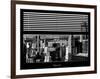 Window View with Venetian Blinds: Midtown Manhattan-Philippe Hugonnard-Framed Photographic Print