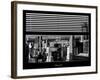 Window View with Venetian Blinds: Midtown Manhattan-Philippe Hugonnard-Framed Photographic Print