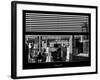 Window View with Venetian Blinds: Midtown Manhattan-Philippe Hugonnard-Framed Photographic Print