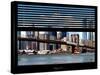 Window View with Venetian Blinds: New York City Skylinewith One World Trade Center and East River-Philippe Hugonnard-Stretched Canvas