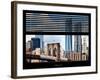 Window View with Venetian Blinds: New York City with One World Trade Center-Philippe Hugonnard-Framed Photographic Print