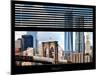 Window View with Venetian Blinds: New York City with One World Trade Center-Philippe Hugonnard-Mounted Photographic Print