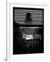 Window View with Venetian Blinds: NYC Water Tank-Philippe Hugonnard-Framed Photographic Print