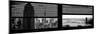 Window View with Venetian Blinds: Panoramic Format-Philippe Hugonnard-Mounted Premium Photographic Print