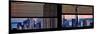 Window View with Venetian Blinds: Panoramic Format-Philippe Hugonnard-Mounted Photographic Print