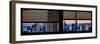 Window View with Venetian Blinds: Panoramic Format-Philippe Hugonnard-Framed Photographic Print