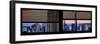 Window View with Venetian Blinds: Panoramic Format-Philippe Hugonnard-Framed Photographic Print