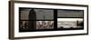 Window View with Venetian Blinds: Panoramic Format-Philippe Hugonnard-Framed Photographic Print