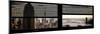 Window View with Venetian Blinds: Panoramic Format-Philippe Hugonnard-Mounted Photographic Print