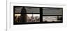 Window View with Venetian Blinds: Panoramic Format-Philippe Hugonnard-Framed Photographic Print