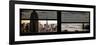 Window View with Venetian Blinds: Panoramic Format-Philippe Hugonnard-Framed Photographic Print