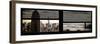 Window View with Venetian Blinds: Panoramic Format-Philippe Hugonnard-Framed Photographic Print