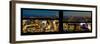 Window View with Venetian Blinds: Panoramic Format-Philippe Hugonnard-Framed Photographic Print