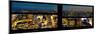 Window View with Venetian Blinds: Panoramic Format-Philippe Hugonnard-Mounted Photographic Print