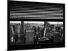 Window View with Venetian Blinds: Skyline NYC with the Empire State Building and 1WTC-Philippe Hugonnard-Mounted Photographic Print
