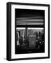 Window View with Venetian Blinds: Skyline NYC with the Empire State Building and 1WTC-Philippe Hugonnard-Framed Photographic Print