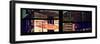 Window View with Venetian Blinds: Street View - Panoramic Format-Philippe Hugonnard-Framed Photographic Print