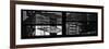 Window View with Venetian Blinds: Street View - Panoramic Format-Philippe Hugonnard-Framed Photographic Print