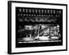 Window View with Venetian Blinds: Subway Station View of Williamsburg - Brooklyn-Philippe Hugonnard-Framed Photographic Print