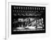 Window View with Venetian Blinds: Subway Station View of Williamsburg - Brooklyn-Philippe Hugonnard-Framed Photographic Print